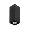 Zeron Mini Black Exterior Fixed Two Wall Light