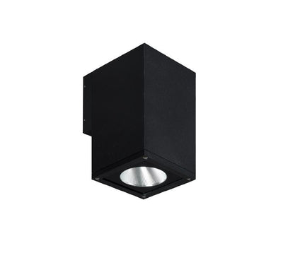 Zeron Black Exterior Fixed One Wall Light