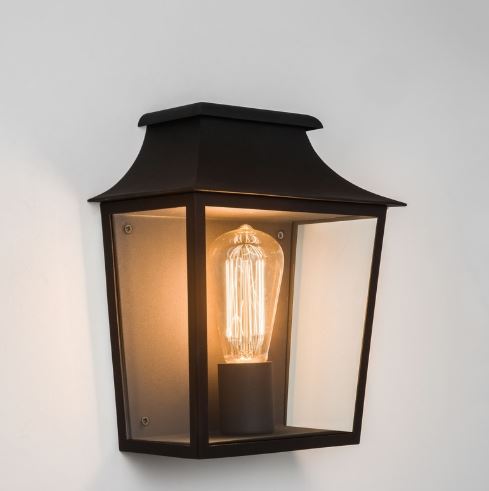 Richmond 235 Textured Black Wall Light
