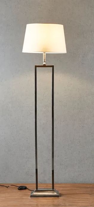 Walker Antique Silver Floor Lamp