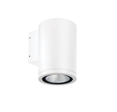 Athena White Exterior Fixed One Wall Light