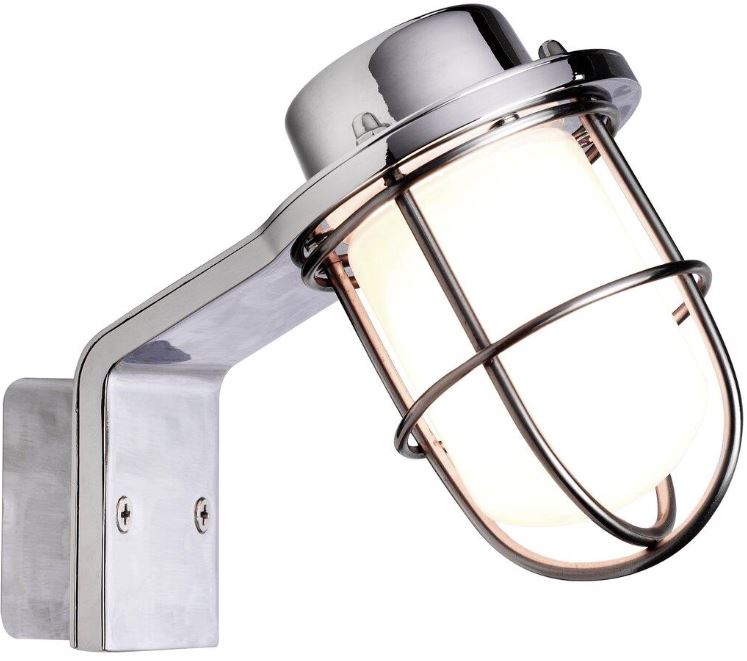 Marina Chrome Exterior Wall Light