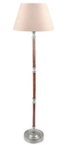 Scope Silver Timber Floor Lamp