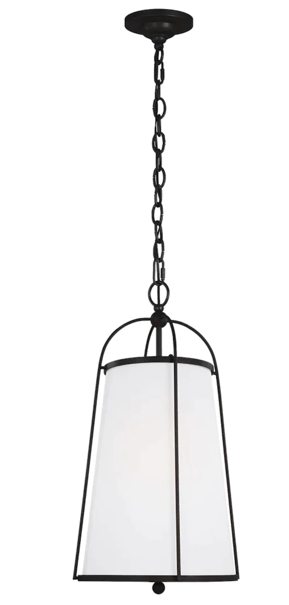 Chapman & Myers Stonington 1 Light Smith Steel Shade Pendant