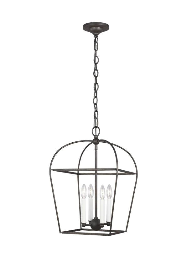 Chapman & Myers Stonington 4 Light Smith Steel Small Pendant Lighting Affairs