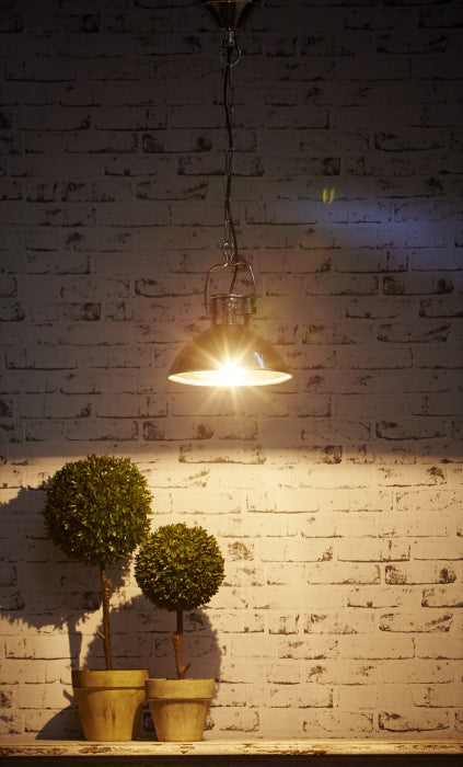 Claude Hanging Lamp in Antique Silver