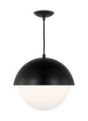 D&J Scott Hyde 1 Light Midnight Black Large Pendant Lighting Affairs