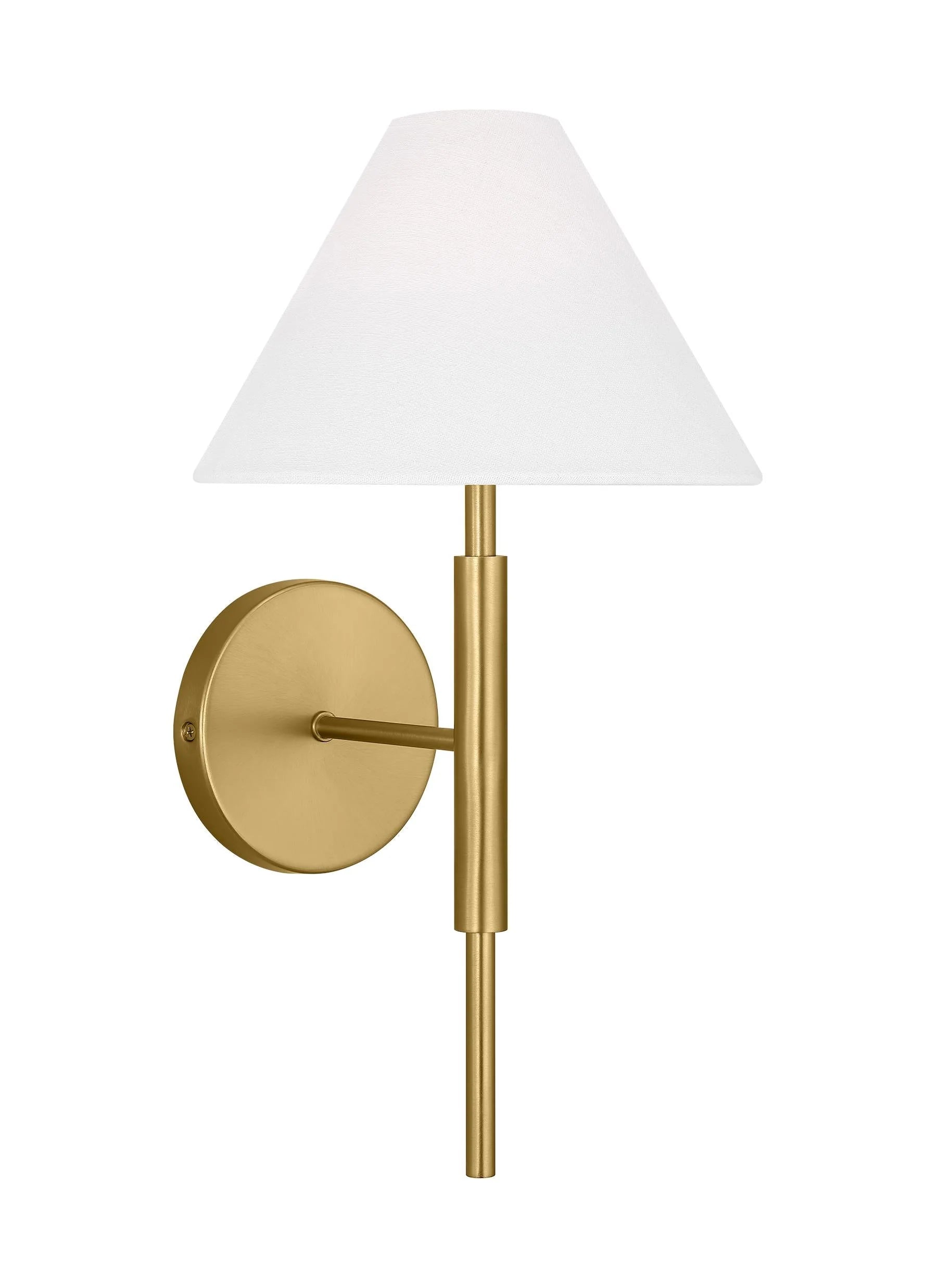 D&J Scott Porteau 1 Light Satin Brass Wall Sconce Lighting Affairs