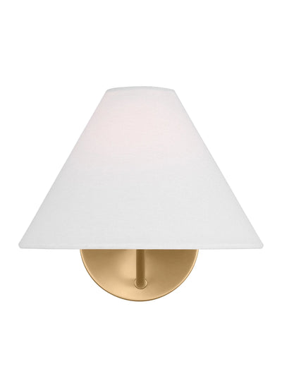 D&J Scott Burke 1 Light Satin Brass Wall Sconce Lighting Affairs