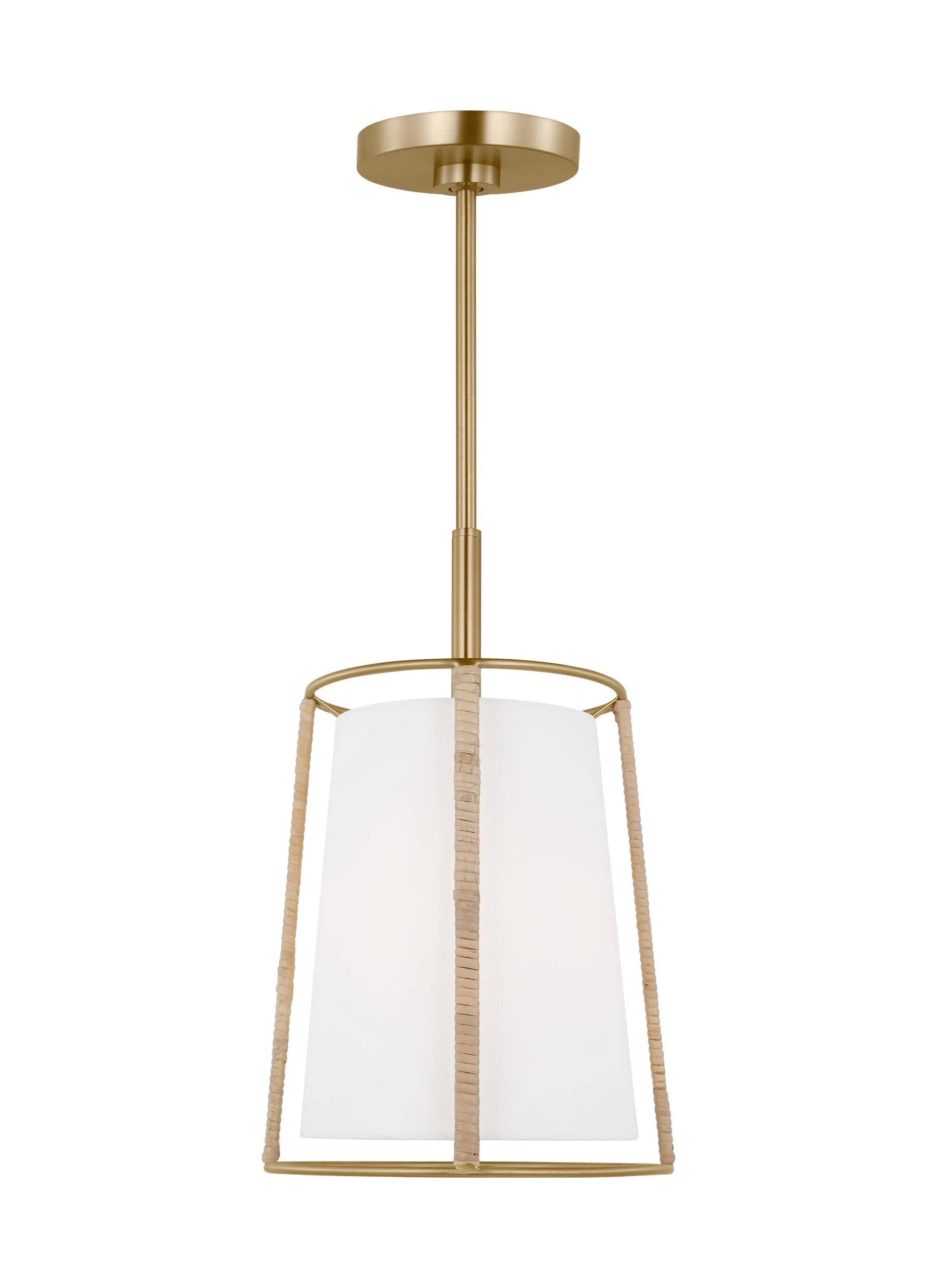 D&J Scott Cortes 1 Light Satin Brass Pendant Lighting Affairs