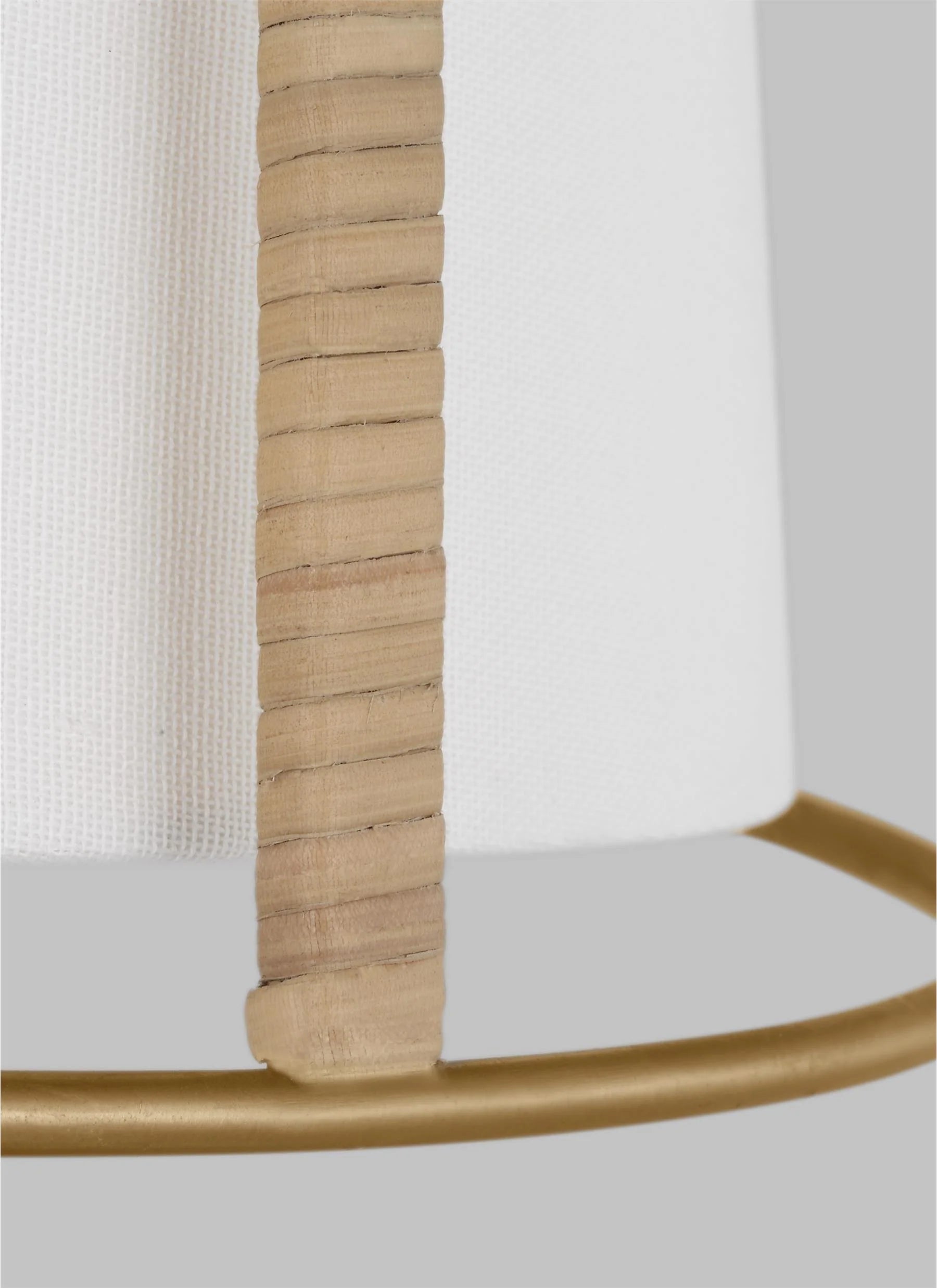 D&J Scott Cortes 2 Light Satin Brass Flush Mount Lighting Affairs