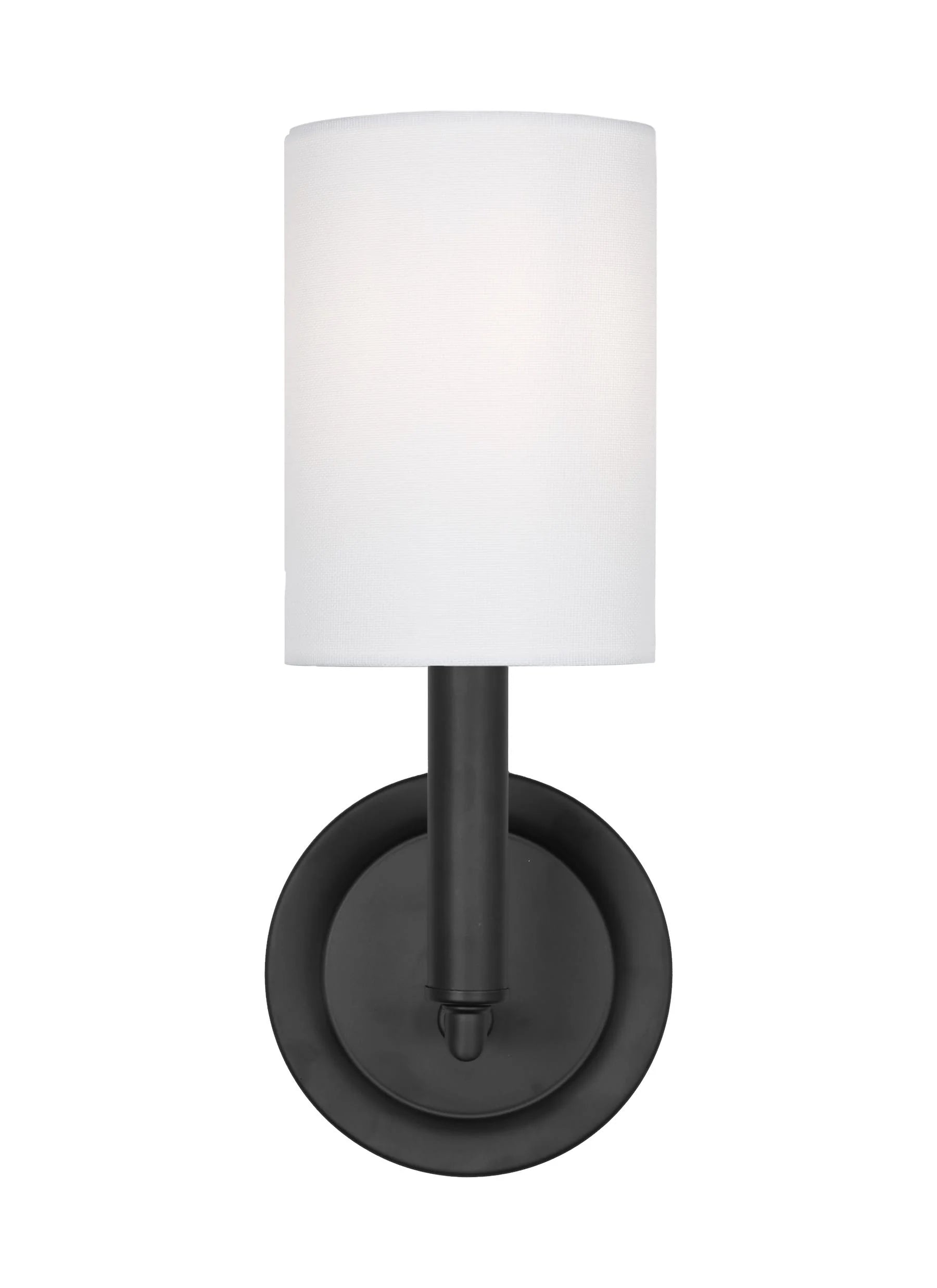 D&J Scott Egmont 1 Light Midnight Black Wall Sconce Lighting Affairs