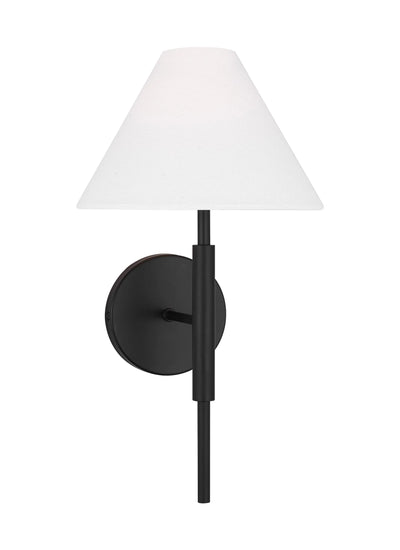 D&J Scott Porteau 1 Light Midnight Black Wall Sconce Lighting Affairs