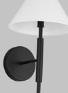 D&J Scott Porteau 1 Light Midnight Black Wall Sconce Lighting Affairs