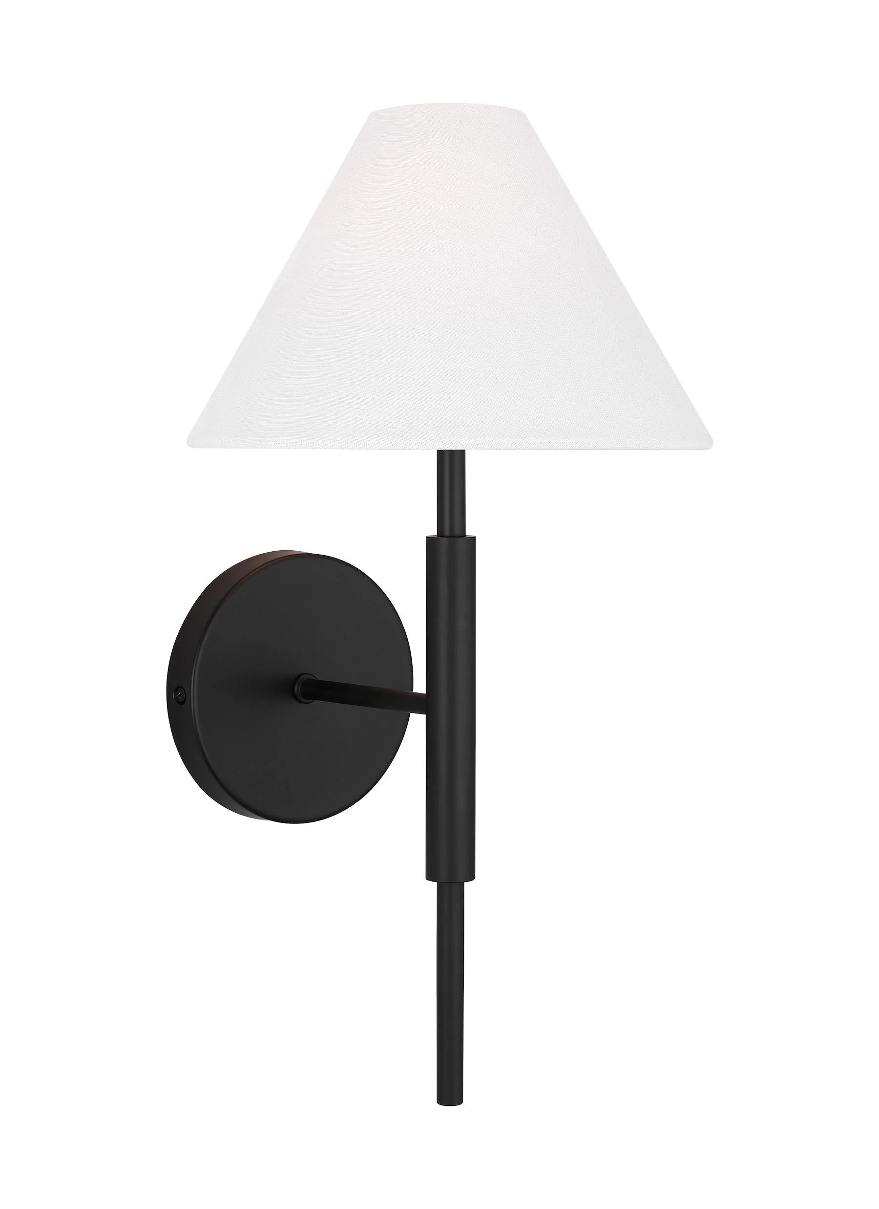 D&J Scott Porteau 1 Light Midnight Black Wall Sconce Lighting Affairs