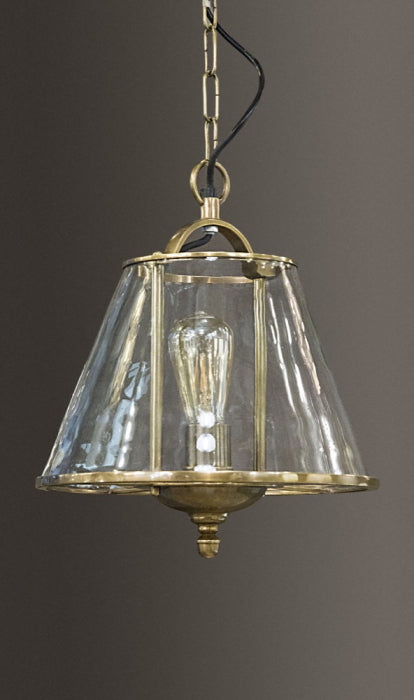 Denver Hanging Lamp in Antique Brass