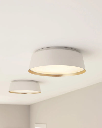 Ellen Degeneres Asher 3 Light Matte White Ceiling Light Lighting Affairs