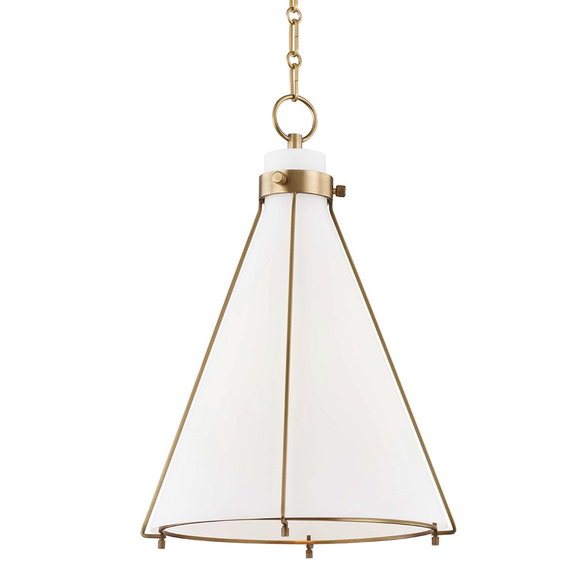 Eldridge Peak Aged Brass Pendant