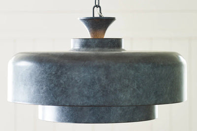 Ellen Degeneres Haymarket 1 Light Weathered Galvanized Pendant Lighting Affairs