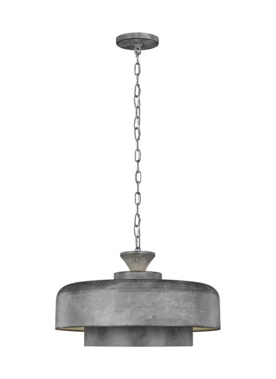 Ellen Degeneres Haymarket 1 Light Weathered Galvanized Pendant Lighting Affairs