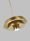 Ellen Degeneres Brisbin 1 Light Burnished Brass Pendant Lighting Affairs