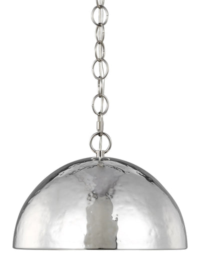 Ellen Degeneres Whare 1 Light Polished Nickel Medium Pendant Lighting Affairs