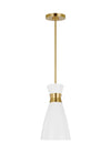 Ellen Degeneres Heath 1 Light Burnished Brass Pendant Lighting Affairs