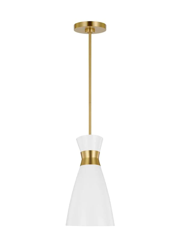 Ellen Degeneres Heath 1 Light Burnished Brass Pendant Lighting Affairs