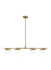 Ellen Degeneres Lune 8 Light Burnished Brass Extra Large Pendant Lighting Affairs