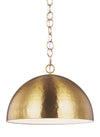 Ellen Degeneres Whare 1 Light Burnished Brass Large Pendant Lighting Affairs