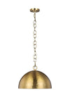 Ellen Degeneres Whare 1 Light Burnished Brass Medium Pendant Lighting Affairs