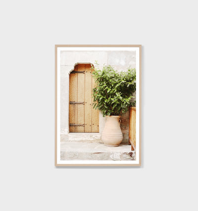 European Terrace Framed Print