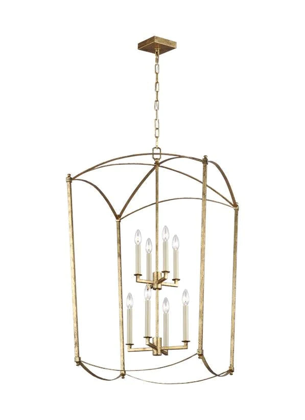 Sean Lavin Thayer 8 Light Antique Gild Pendant Lighting Affairs