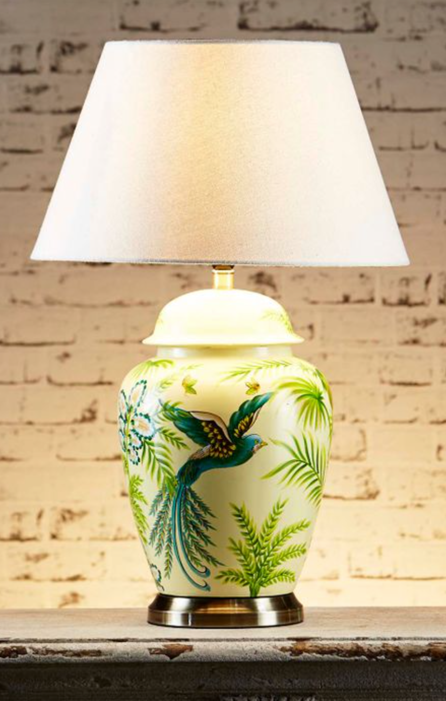 Fern Ceramic Table Lamp