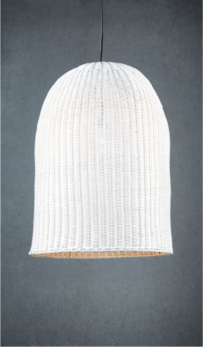 Fields Hanging Lamp Large in White