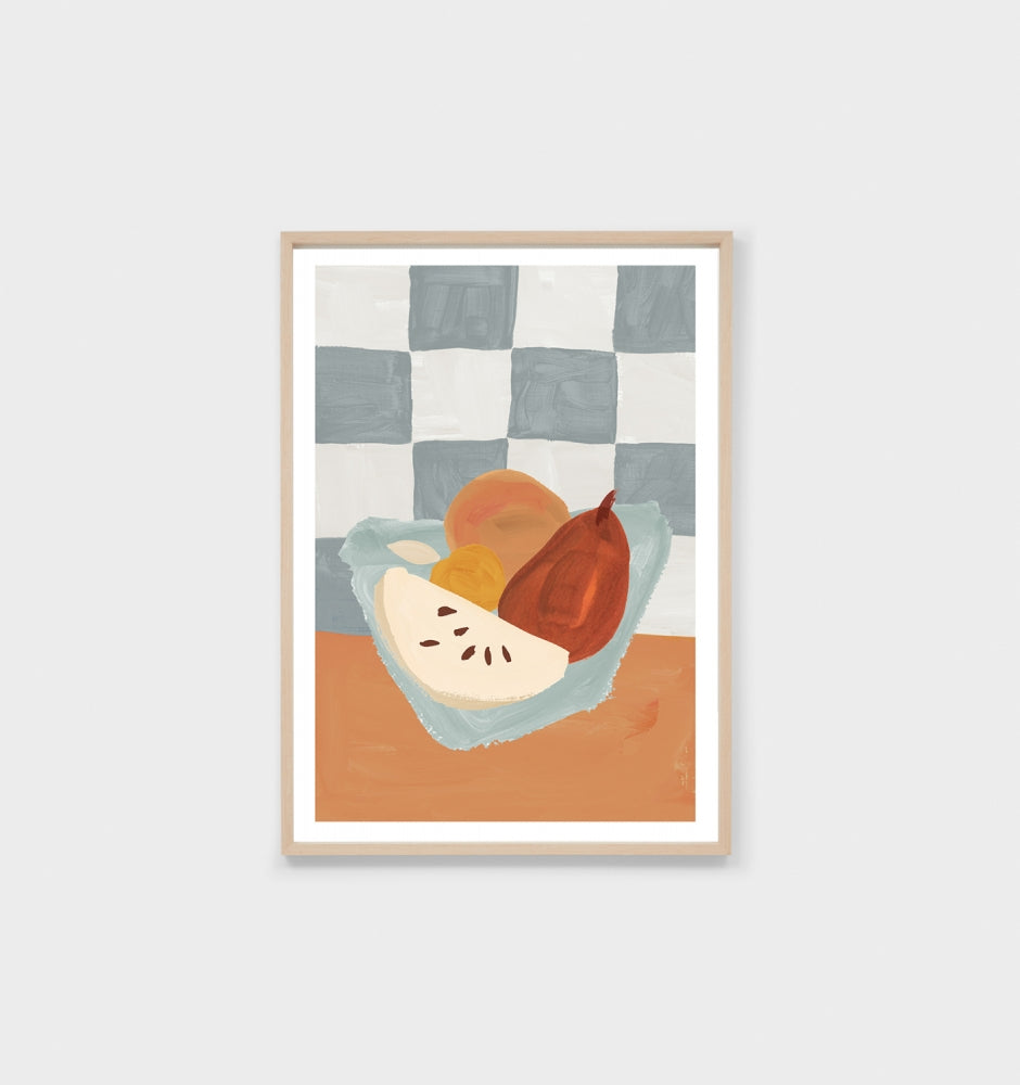 Fruit Portrait Tangerine Framed Print