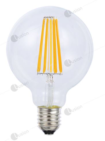 Filament Spherical LED G95 Dimmable Full Glass Lamp