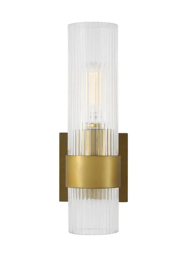 Chapman & Myers Geneva 1 Light Burnished Brass Wall Sconce Lighting Affairs