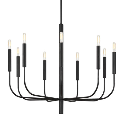 Ellen Degeneres Brianna 9 Light Aged Iron Small Chandelier Lighting Affairs