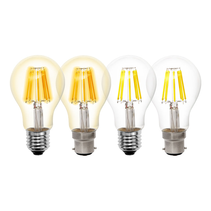 Filament 8W ES/E27 GLS LED Dimmable Full Glass Lamp