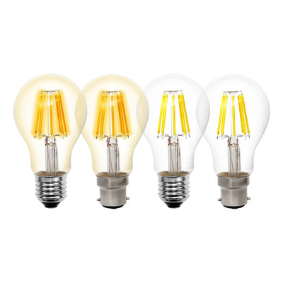 Filament 8W BC/B22 GLS LED Dimmable Full Glass Lamp