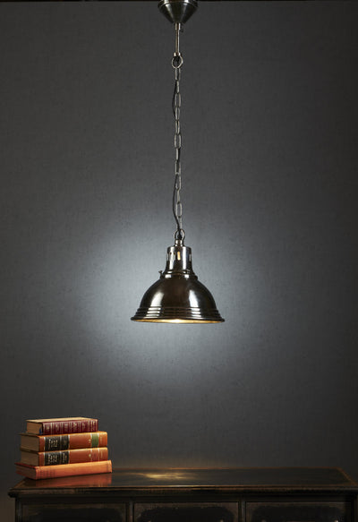 Grayson Hanging Lamp in Silver