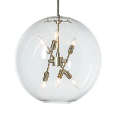 Hubbardton Forge Sfera 6 Light Brass Pendant Lighting Affairs