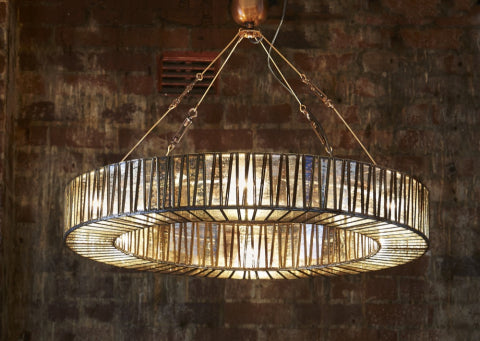 Harper Glass Hanging Lamp