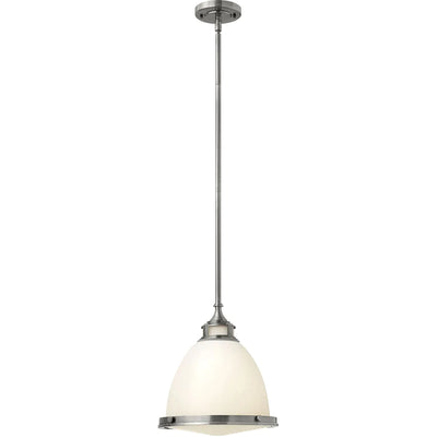 Hinkley Amelia 1 Light Pendant in Polished Antique Nickel