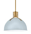 Hinkley Argo 1 Light Pale Blue Pendant Lighting Affairs