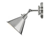 Hinkley Arti 1 Light Small Polished Nickel Wall Light Lighting Affairs