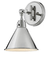 Hinkley Arti 1 Light Small Polished Nickel Wall Light Lighting Affairs