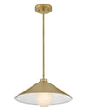 Hinkley Lark Milo 1 Light Lacquered Brass Medium Pendant Lighting Affairs