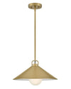 Hinkley Lark Milo 1 Light Lacquered Brass Medium Pendant Lighting Affairs